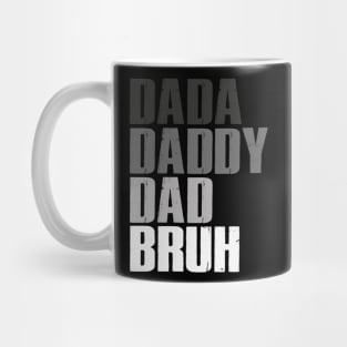 Dada Daddy Dad Bruh Retro Funny Fathers Day 2023 Mug